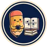 Pencil Hour mascot: a smiling pencil with a cup of tea